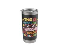 This is What an Awesome Twelfth Grader Looks Like Students Stainless Steel Insulated Tumbler