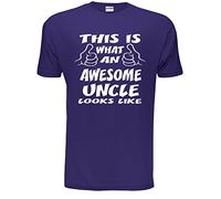 This is What an Awesome Uncle Gift for Uncle Mens T Shirt Large Purple