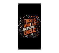 This Is What An Awesome Uncle Looks Like Door Cover Doorway Curtain Tapestry for Wall Hanging Decor