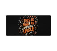 This Is What An Awesome Uncle Looks Like Mouse Pad Desk Mat Non-Slip Mousepad Writing Pads Office Decor 40x90cm