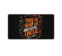 This Is What An Awesome Uncle Looks Like Mouse Pad Desk Mat Non-Slip Mousepad Writing Pads Office Decor 40X75cm