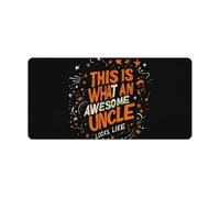 This Is What An Awesome Uncle Looks Like Mouse Pad Desk Mat Non-Slip Mousepad Writing Pads Office Decor 30x60cm