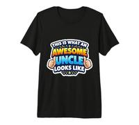 This is What an Awesome Uncle Looks Like New Niece Nephew Premium T-Shirt