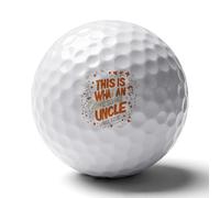 This Is What An Awesome Uncle Looks Like Personalized Golf Balls Gifts for Men Golfers Distance Straighter Shots