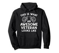 This Is What an Awesome Veteran Looks Like Veteran Grandpa Pullover Hoodie