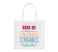 This Is What An Awesome Vicar Looks Like Regular Tote Bag