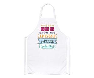 This is What an Awesome Wizard Looks Like Chefs Apron
