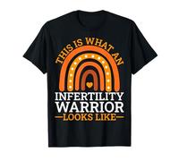 This is What an Infertility Warrior Looks Like Orange Ribbon T-Shirt