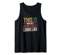 This is What Democracy Looks Like Design Protest Equality Tank Top