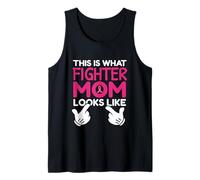 This is What Fighter Mom Looks Like Breast Cancer Awareness Tank Top