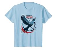 This is What Freedom Looks Like T-Shirt, Kids, Baby Blue, 6 Years