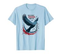 This is What Freedom Looks Like T-Shirt, Men, Baby Blue, 3XL