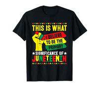 This is What I Believes to be The Juneteenth Afro American T-Shirt