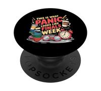 This Is What Panic Looks Like Finals Week Exam Week PopSockets Adhesive PopGrip