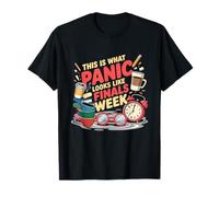 This is What Panic Looks Like Finals Week Exam Week T-Shirt