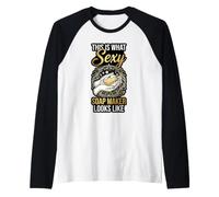 This is What Sexy Soap Maker Looks Like Handmade Soap Raglan Baseball Tee