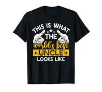 This Is What The World's Best Uncle Looks Like Funny Uncles T-Shirt