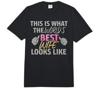 This is What The Worlds Best Wife Looks Like Funny Saying Comfort Colors Adult Heavyweight T-Shirt