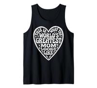 This is What The Worlds Greatest Mom Looks Like Mother's Day Tank Top