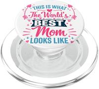 This is What World's Greatest Mom Looks Like Mother's Day PopSockets PopGrip for MagSafe