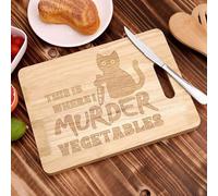 This is Where I Do My Veggies Cat Chopping Board Wooden Cutting Board Engraving Cutting Carved Easter Cat Wooden Kitchen Ecoration Gifts 35