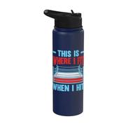 This is Where I Fit When I Hit Gloves Boxing Gloves Stainless Steel Insulated Water Bottle
