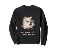 This Is Who You're Being Mean To Retro Cute Little Kitten Sweatshirt