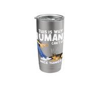 This is Why Humans Cant Have Nice Things Funny Pet Dog Jokes Stainless Steel Insulated Tumbler