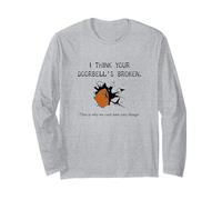 This is Why We Can't Have Nice Things A Brick Through Window Long Sleeve T-Shirt