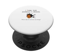 This Is Why We Can't Have Nice Things A Brick Through Window PopSockets Adhesive PopGrip