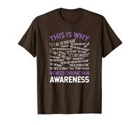This is Why We Need Chronic Pain Awareness T-Shirt, Men, Brown, 3X-Large