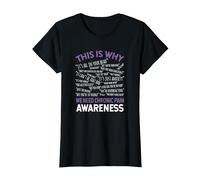 This is Why We Need Chronic Pain Awareness T-Shirt, Women, Black, Large