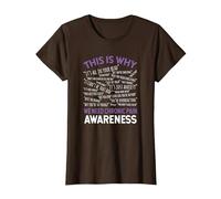 This is Why We Need Chronic Pain Awareness T-Shirt, Women, Brown, 3X-Large