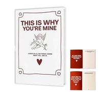 This Is Why You’re Mine, Couple’s Memory Journal with Prompts, Romantic Relationship Book for Anniversaries and Valentine’s Day, Meaningful Gift for Boyfriend Girlfriend