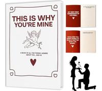 THIS IS WHY YOU'RE MINE - Keepsake Book for Couples, Couples Journal for Write Your Own Stories, Memories, Meaningful Gift for Beloved Boyfriend Girlfriend, Relationship Memory Keepsake Journal