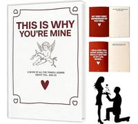 THIS IS WHY YOU'RE MINE - Keepsake Book for Couples, Memories & Heart-Fluttering Moments, Meaningful Gift for Beloved Boyfriend Girlfriend, Romantic Love Memory Handbook