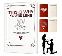 This Is Why You're Mine - Keepsake Book for Couples to Write Love Notes, Memories and Reasons You Cherish Each Other - Perfect Romantic Gift for Anniversaries, Weddings or Date Night Reflections