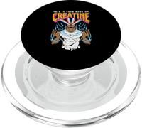 This Is Your Body On Creatine Workout Gym Birthday Gift PopSockets PopGrip for MagSafe