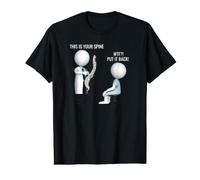 This is Your Spine WTF Put It Back Surgery Funny Value Graphic T-Shirt