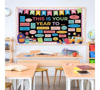 This is Your Year Welcome Back to School Bulletin Board Decorations Inspirational Classroom Bulletin Board Decor Pastel Kits Sets for Elementary Middle School High School