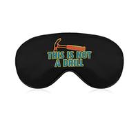 This isA Drill Soft Eye Masks with Adjustable Strap Lightweight Comfortable Blindfold for Sleeping