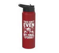 This Isn't Even My Final Form Motivational Stainless Steel Insulated Water Bottle