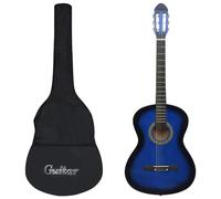 This Item- Classical Guitar for Beginner with Bag Blue 4/4 39"-Nice