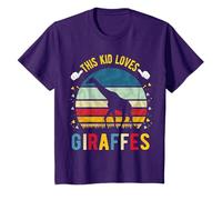 This Kid Loves Giraffes Boys and Girls Giraffe Gift T-Shirt