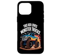This Kid Loves Monster Trucks Case for iPhone 16 Pro Max