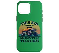 This Kid Loves Monster Trucks For Men And Boys Case for iPhone 16 Pro Max