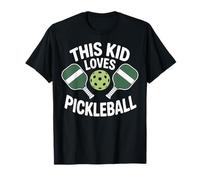 This Kid Loves Pickleball Youth Paddle Sport Game T-Shirt