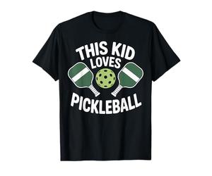 This Kid Loves Pickleball Youth Paddle Sport Game T-Shirt