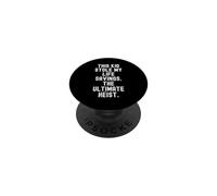 this kid stole my life savings the ultimate heist Funny PopSockets Adhesive PopGrip