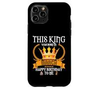 This King Was Born In March Funny Mar Birthday Papa Father Case for iPhone 11 Pro